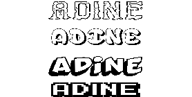 Coloriage Adine
