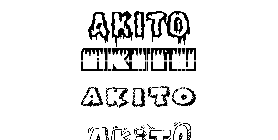 Coloriage Akito