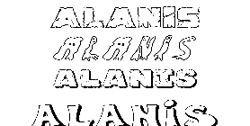 Coloriage Alanis