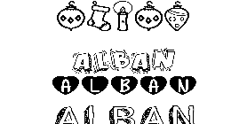 Coloriage Alban
