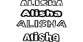 Coloriage Alisha