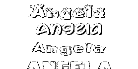 Coloriage Angela