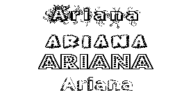 Coloriage Ariana
