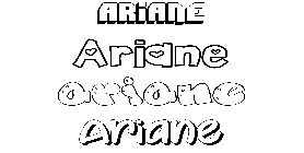 Coloriage Ariane