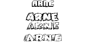 Coloriage Arne