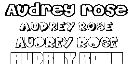 Coloriage Audrey-Rose