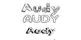 Coloriage Audy