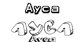 Coloriage Ayca