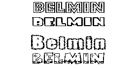 Coloriage Belmin
