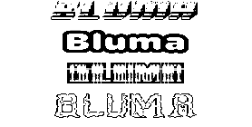 Coloriage Bluma