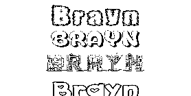 Coloriage Brayn