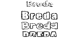 Coloriage Breda