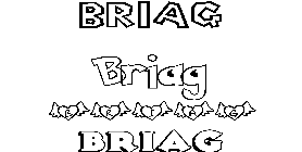 Coloriage Briag