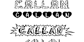 Coloriage Callan