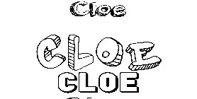 Coloriage Cloe