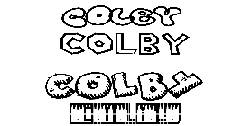 Coloriage Colby