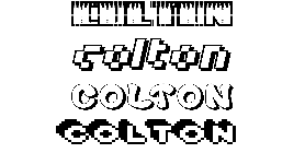 Coloriage Colton
