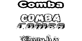 Coloriage Comba