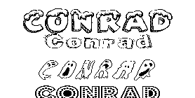 Coloriage Conrad