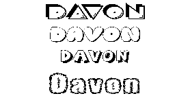 Coloriage Davon