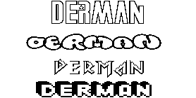 Coloriage Derman