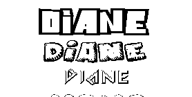 Coloriage Diane