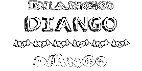 Coloriage Diango