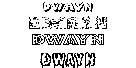 Coloriage Dwayn