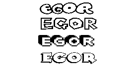 Coloriage Egor