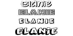 Coloriage Elanie
