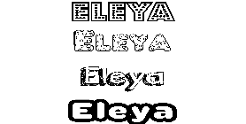 Coloriage Eleya