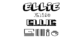 Coloriage Ellie
