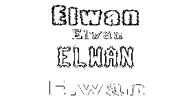 Coloriage Elwan