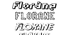 Coloriage Florane