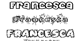 Coloriage Francesca