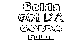 Coloriage Golda