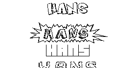 Coloriage Hans