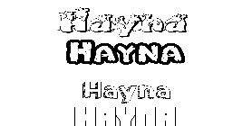 Coloriage Hayna