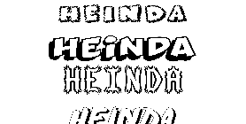 Coloriage Heinda