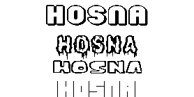 Coloriage Hosna