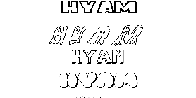 Coloriage Hyam