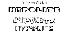 Coloriage Hypolite