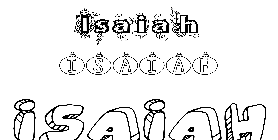 Coloriage Isaiah