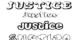 Coloriage Justice