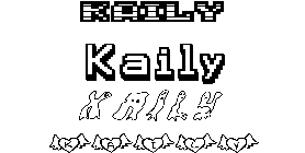 Coloriage Kaily