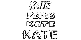 Coloriage Kate