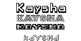 Coloriage Kaysha