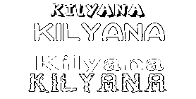 Coloriage Kilyana