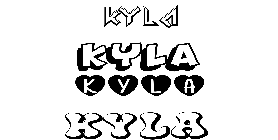 Coloriage Kyla