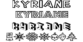 Coloriage Kyriane